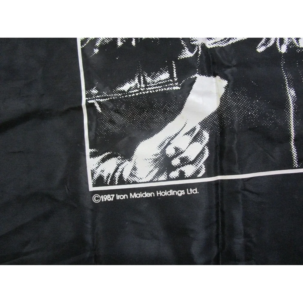 Vintage 1987 Iron‎ Maiden Merch Flag Wall Hanging Banner Tapestry 39